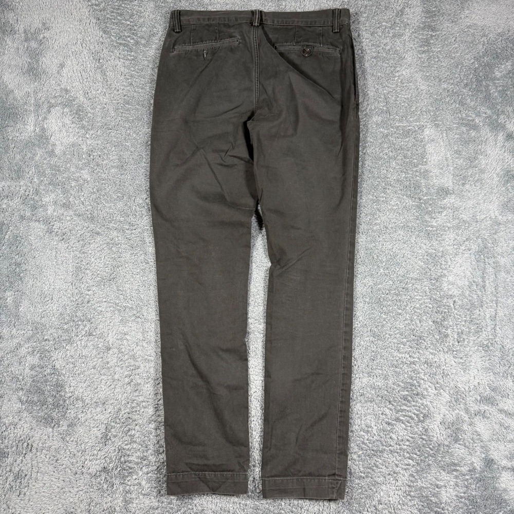 Polo Ralph Lauren Bedford Chino Men 30x31 Grey Slim Fit Classic Cotton Twill - Picture 6 of 8